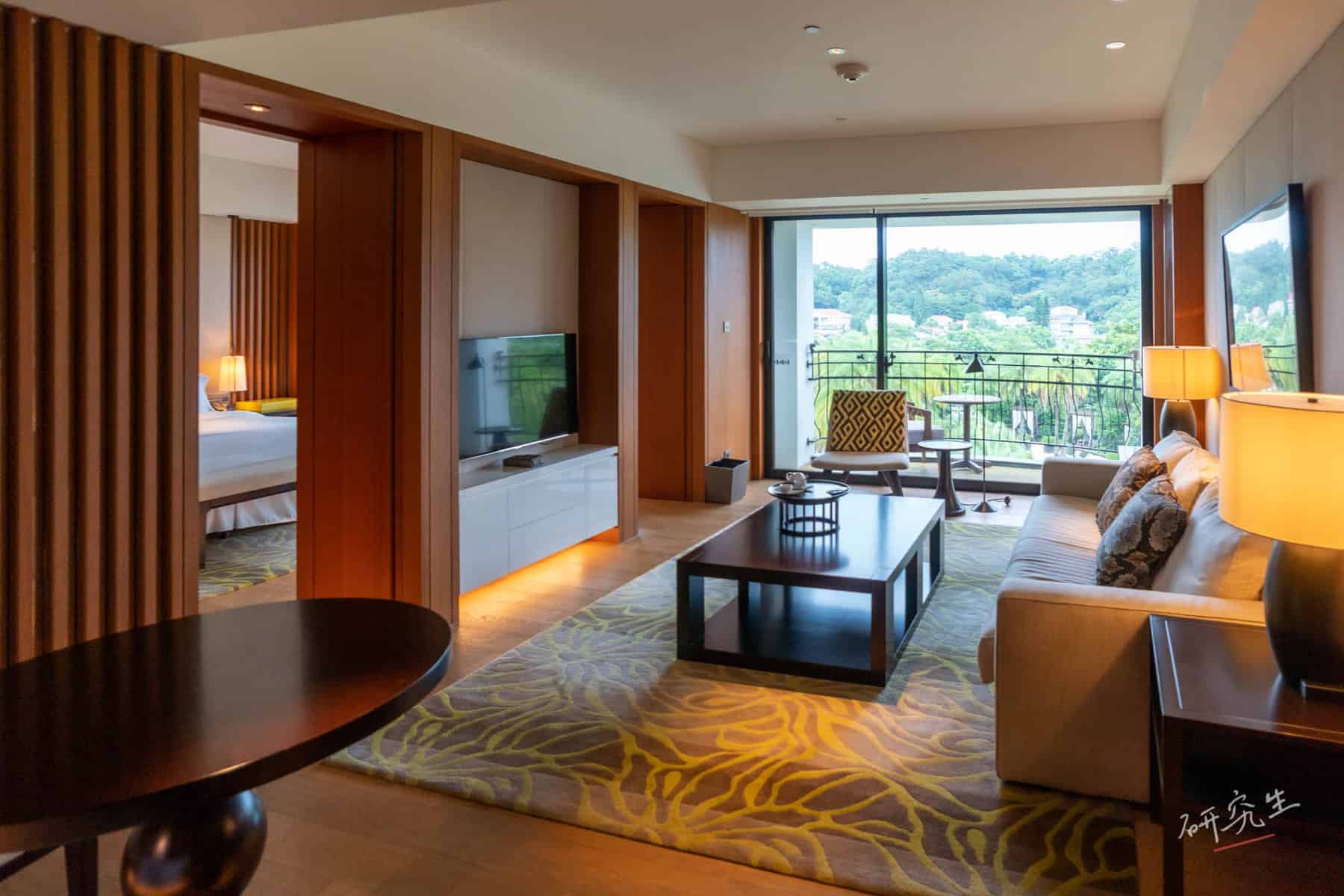 客廳典雅大方，很有威斯汀的風格｜大溪威斯汀 (Westin Tashee)