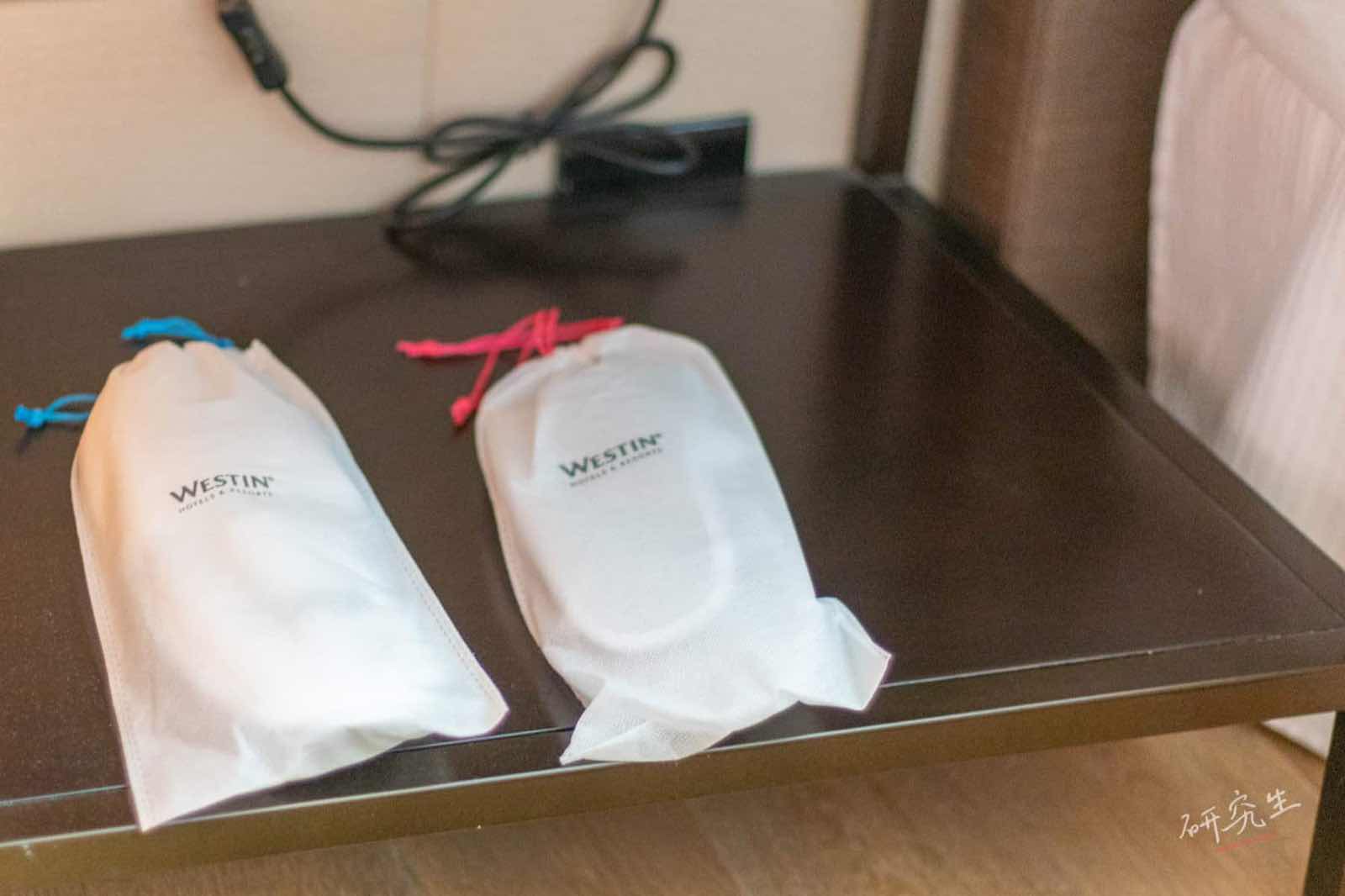 拖鞋很好穿，可以帶回家繼續穿｜大溪威斯汀 (Westin Tashee)