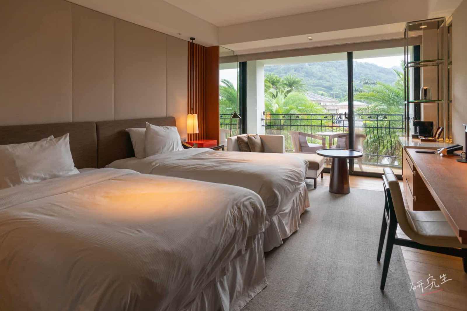 有個落地窗搭配小陽台，空間感都出來了｜大溪威斯汀 (Westin Tashee)